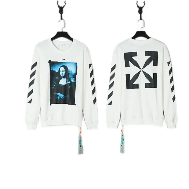 Off-White Hoodies & Sweatshirts Arrow Graphic Print Sweatshirt product detail image 4