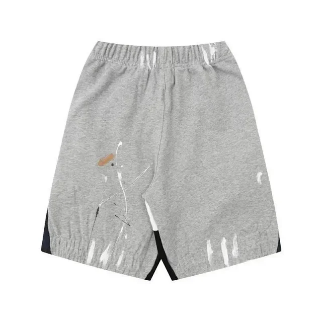 Unbranded Shorts Gallery Dept. text print, paint-splatter, color-block side panels product detail image 5