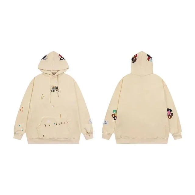 Gallery Dept. Hoodies & Sweatshirts Logo-print pullover hoodie with kangaroo pocket product detail image 6