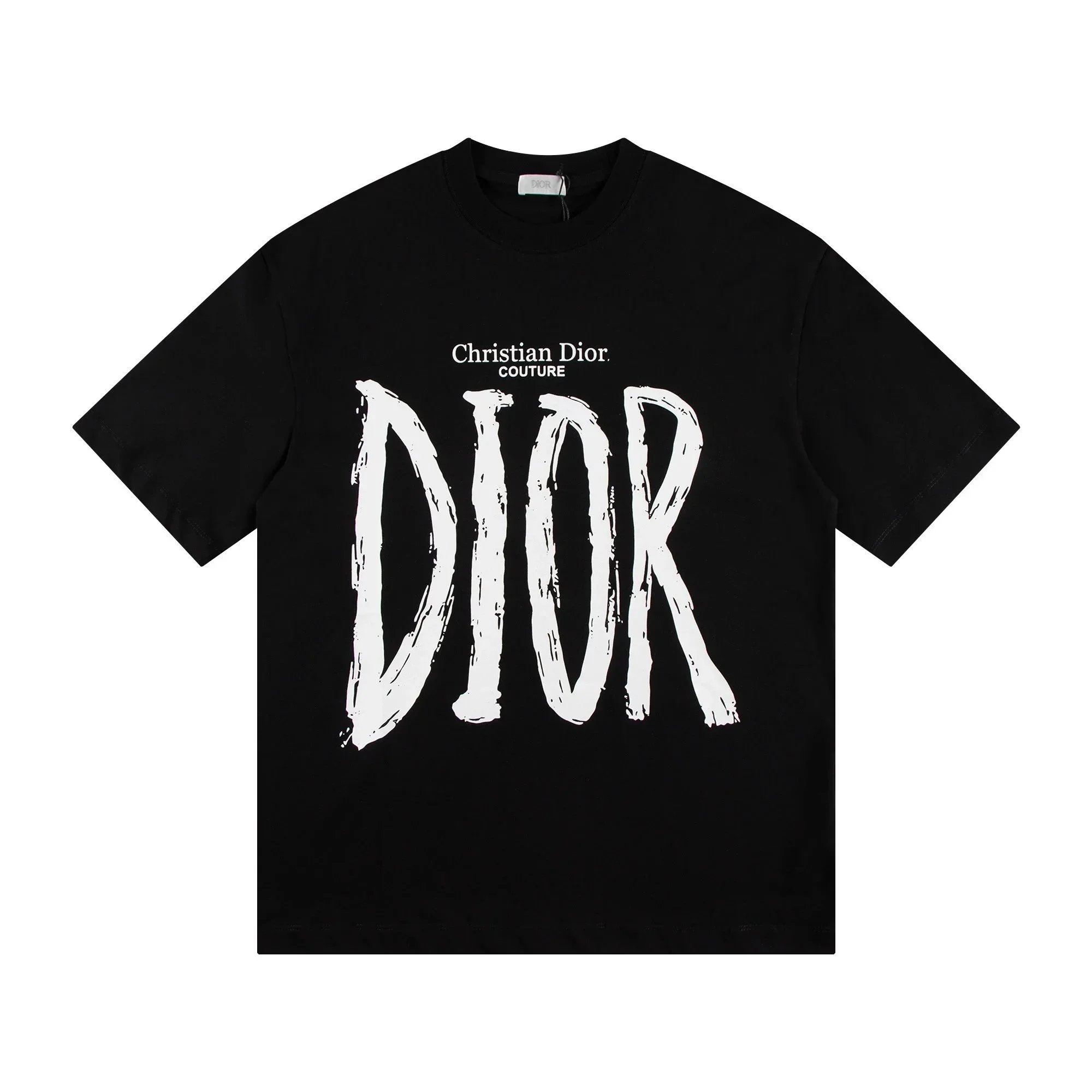 Dior T-Shirts Crew-neck short-sleeve jacquard T-shirt image 14