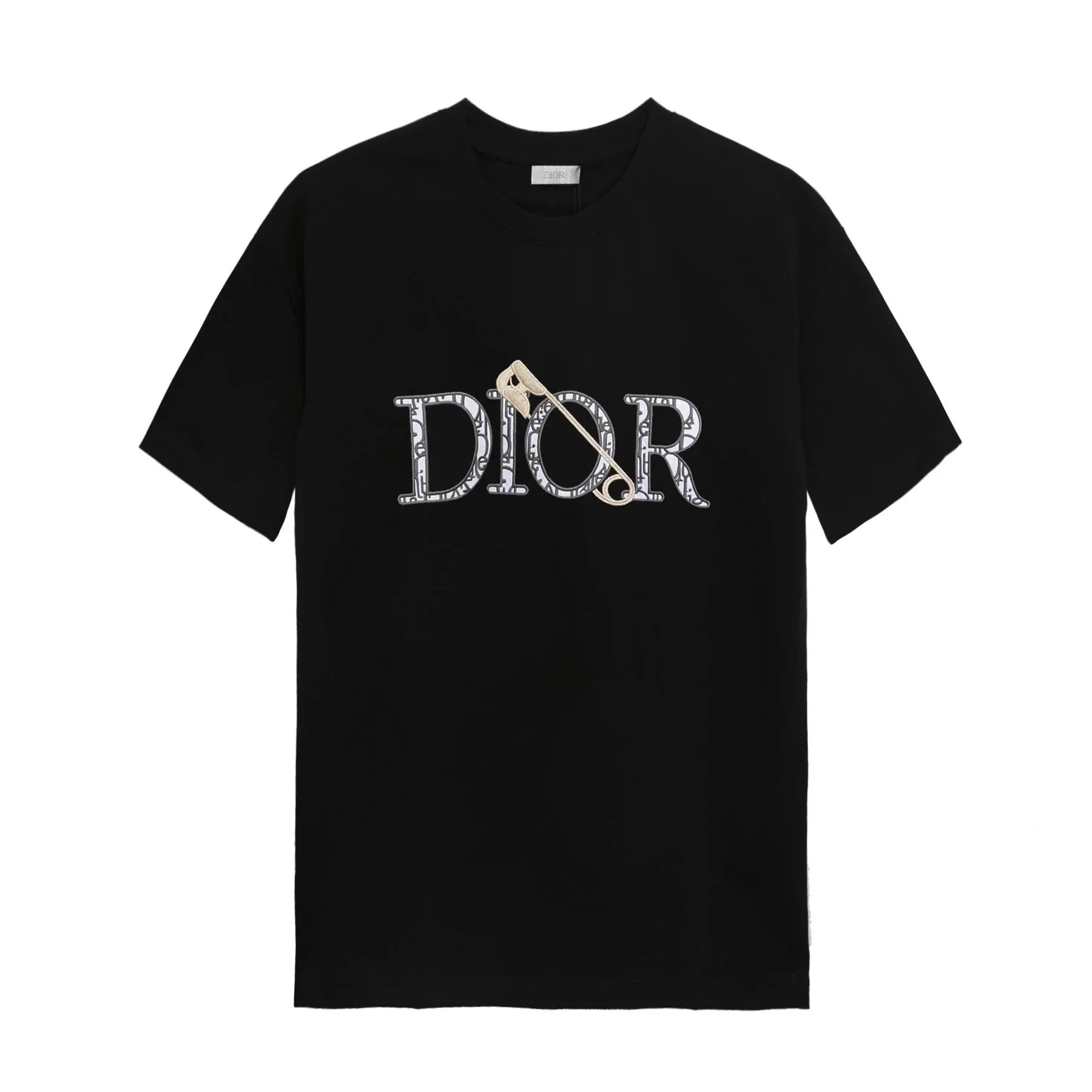 Dior T-Shirts Crew-neck short-sleeve jacquard T-shirt — 10