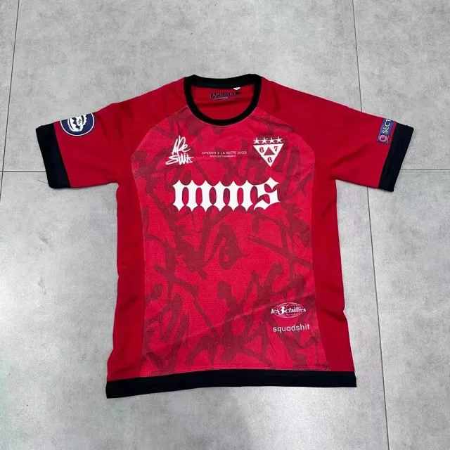 Apeshit Football Jerseys La Secte 2023 graphic short-sleeve jersey product detail image 3