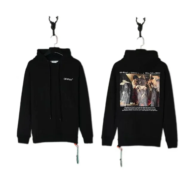 Off-White Hoodies & Sweatshirts Hooded Sweatshirt with Arrow Graphics product detail image 8