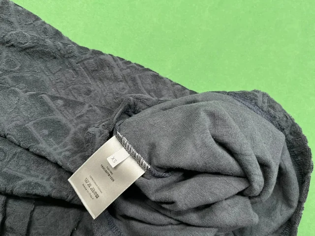Dior T-Shirts Crew-neck short-sleeve jacquard T-shirt product detail image 4