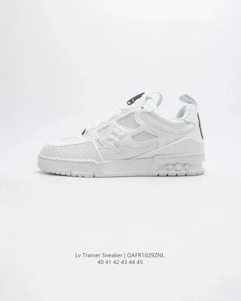 Louis Vuitton Trainer Sneaker White Sneakers - 1