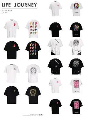 Chrome Hearts T-Shirts Graphic short-sleeve crew-neck product detail image 1