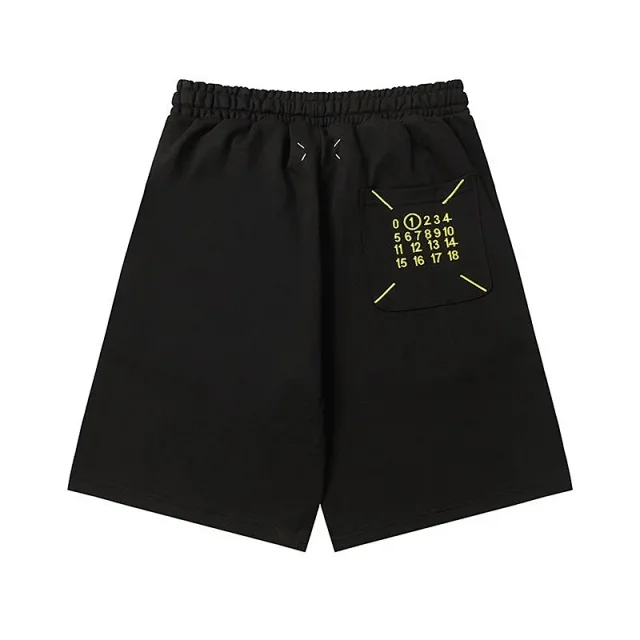 Maison Margiela Shorts Elastic-Waist Numeric Logo Graphic product detail image 5