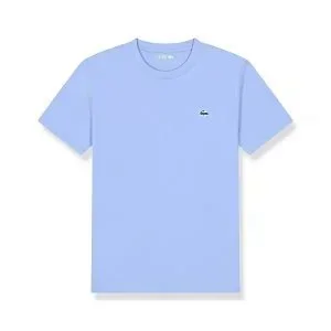 Lacoste T-Shirts Short-sleeve crewneck T-shirt with crocodile logo product detail image 3