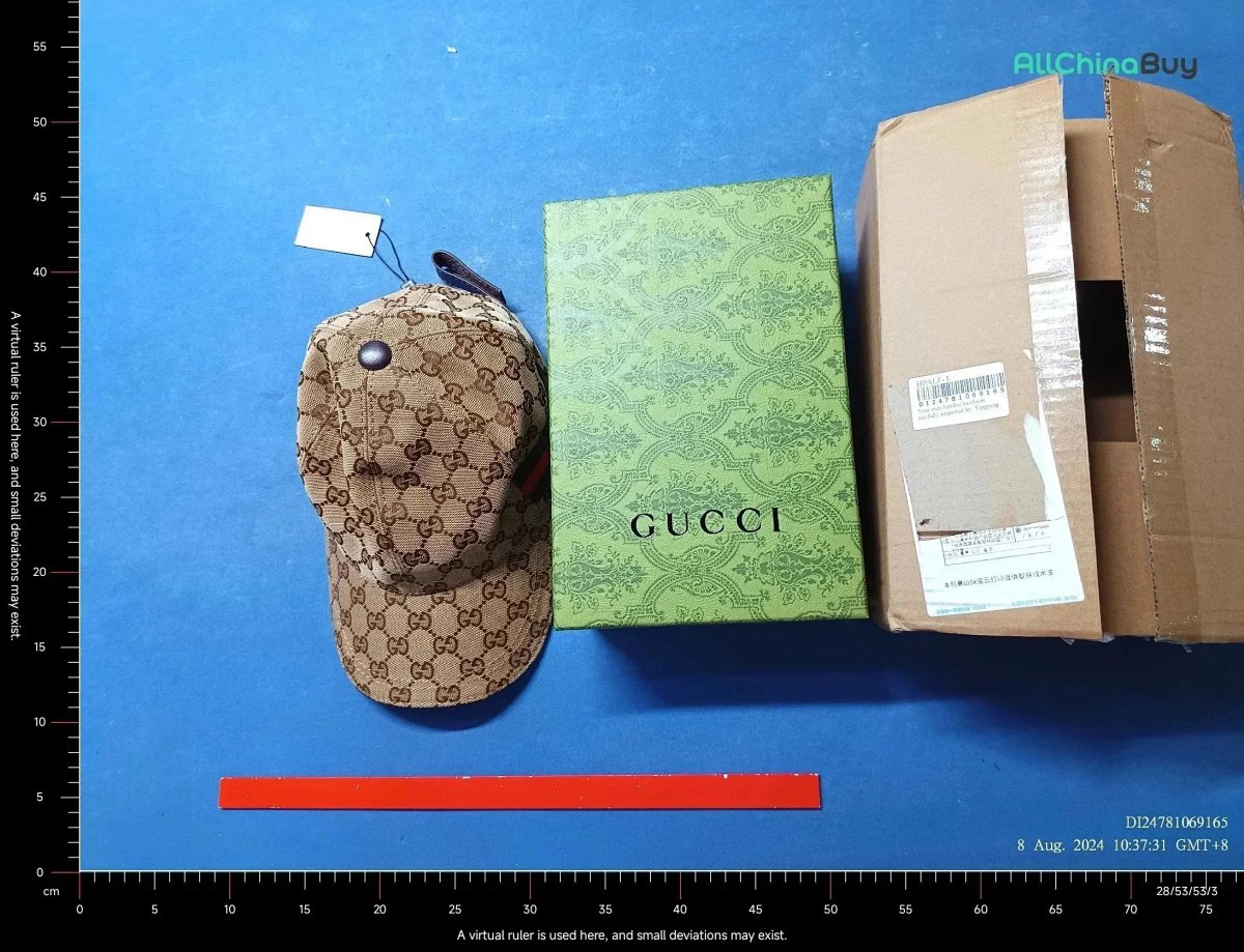 Gucci GG Marmont Canvas Baseball Cap Beige product detail 9 in Litbuy spreadsheet finds