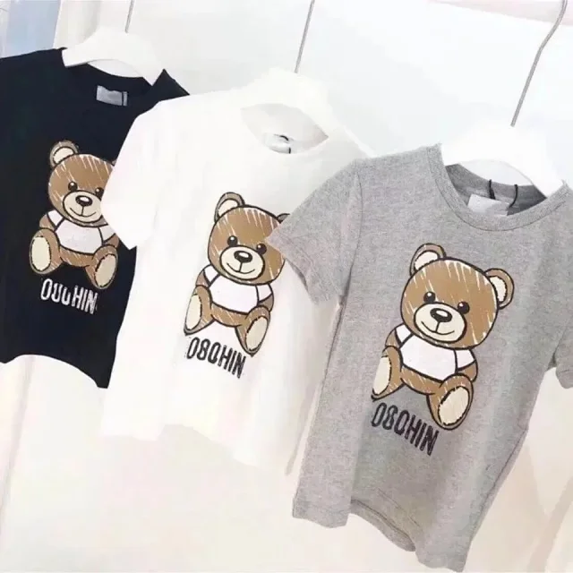 Moschino T-Shirts Graphic Crewneck T-Shirt product detail image 7