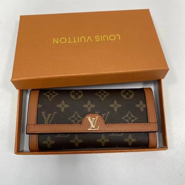 Louis Vuitton Monogram Canvas Long Wallet Brown - 1