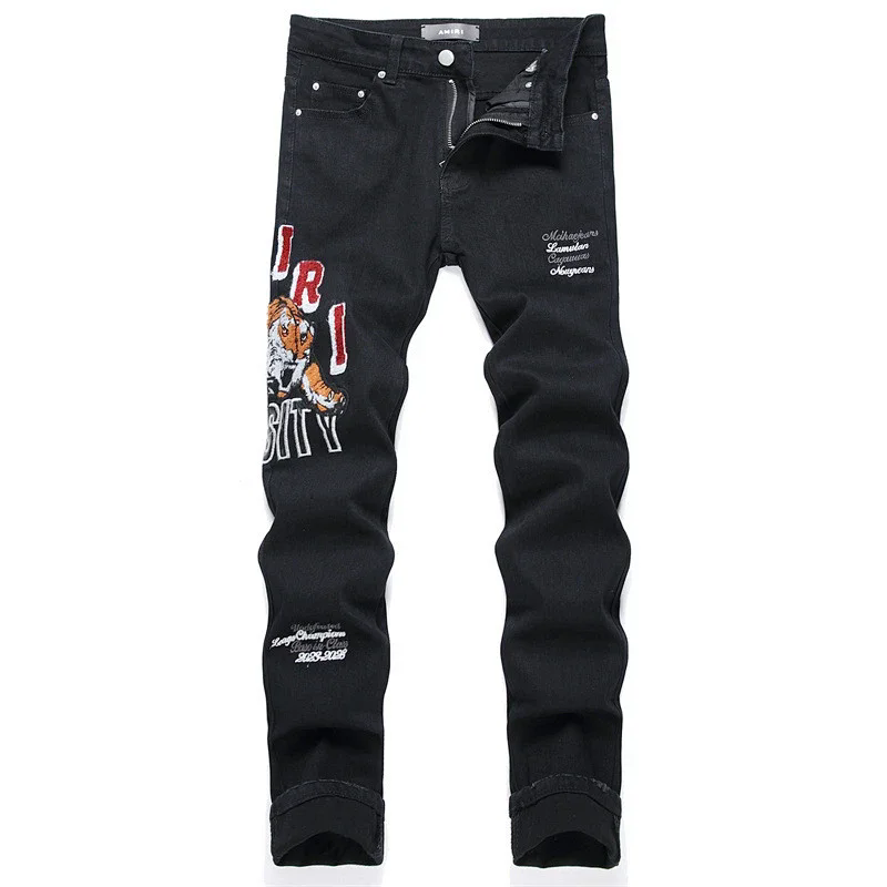AMIRI Jeans Distressed Graphic — 2