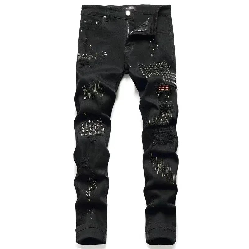 AMIRI Jeans Distressed Graphic — 7