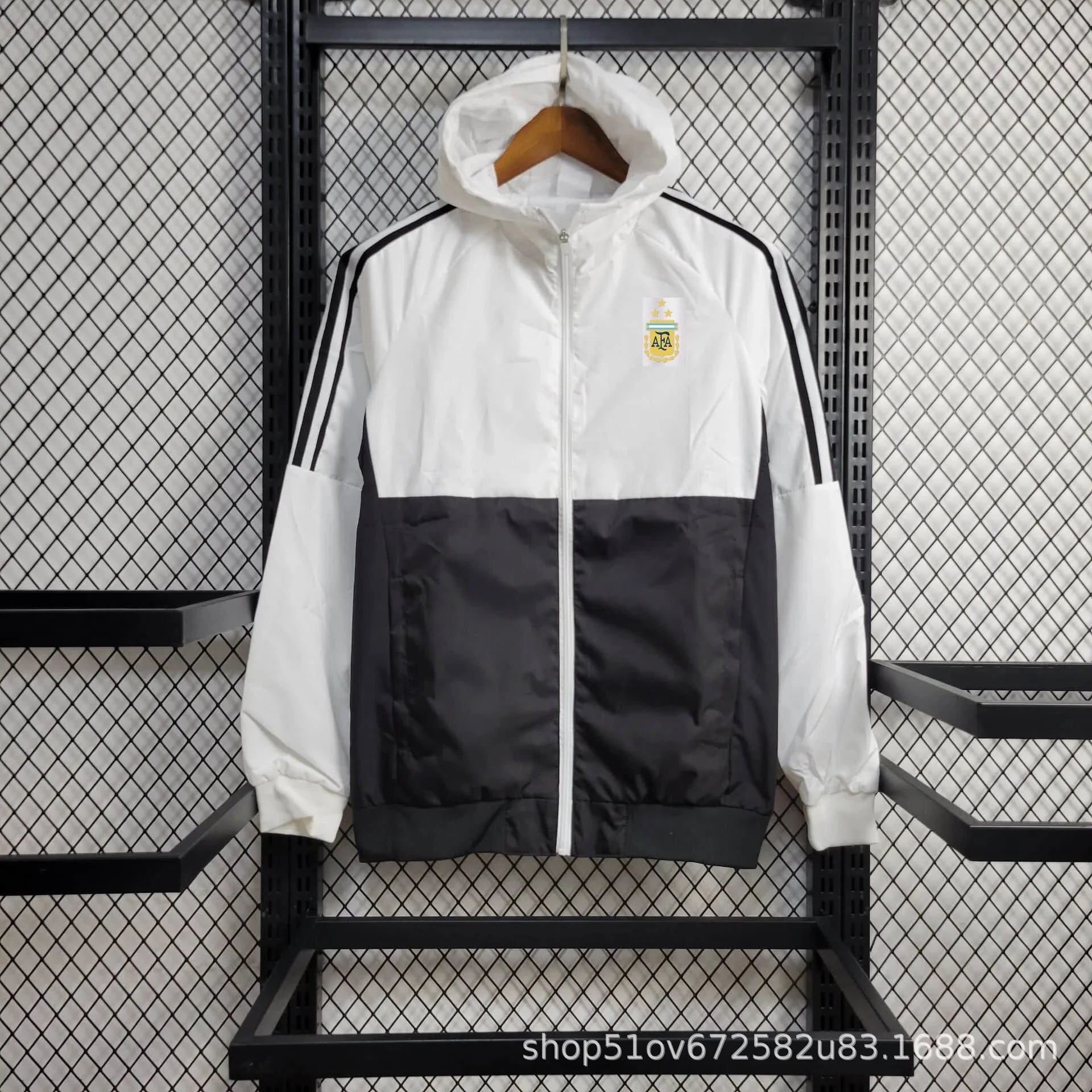 Argentina AFA Windbreaker Jacket White/Black - 1