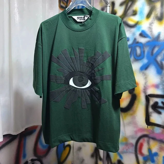 House of Errors T-Shirts Oversized Eye Graphic T-Shirt product detail image 9
