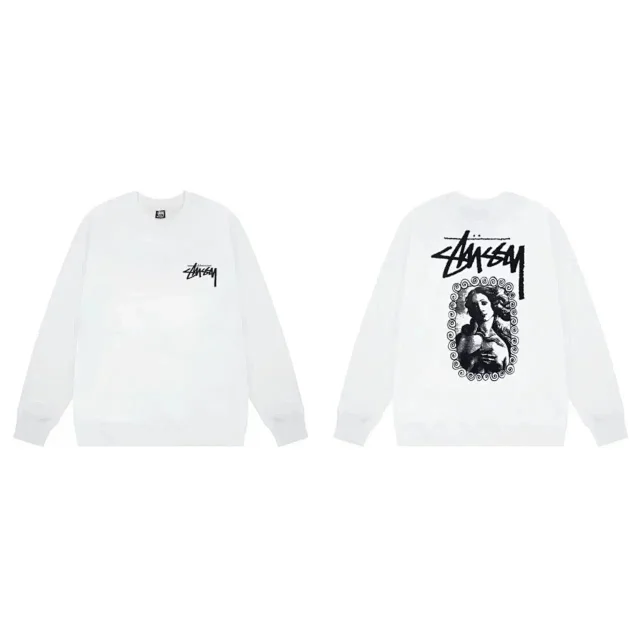 Stüssy Hoodies & Sweatshirts Crewneck floral graphic sweatshirt product detail image 5