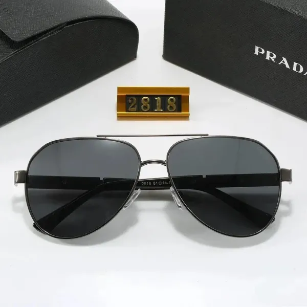 Prada PRADA Linea Rossa Square Sunglasses Black Gradient - 5