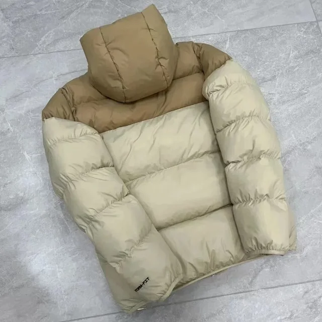 Nike Down Jackets Hooded color-block puffer jacket product detail image 7