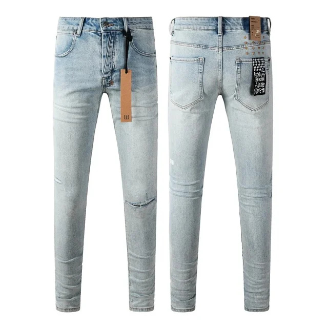 Ksubi Jeans Distressed skinny with graphic back-pocket patch product detail image 2