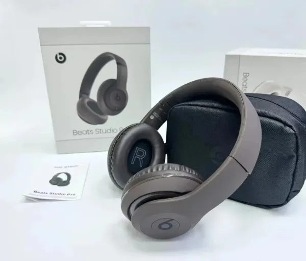 Beats Studio Pro Brown Over-Ear Headphones - 4