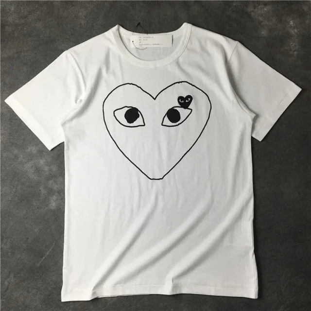 Comme des Garçons T-Shirts PLAY heart graphic short-sleeve T-shirt product detail image 7