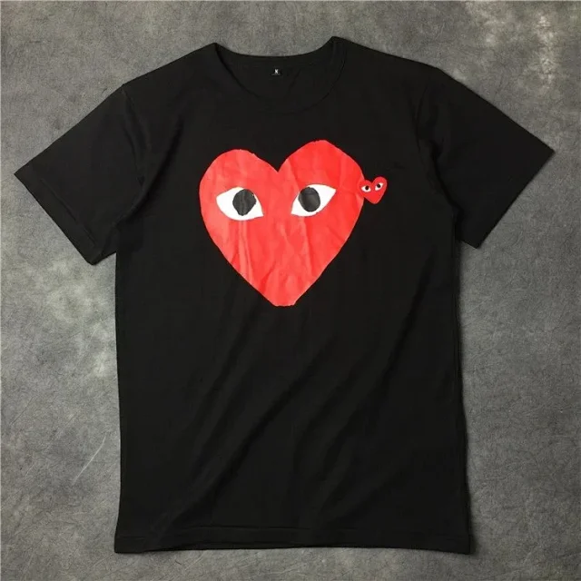 Comme des Garçons T-Shirts PLAY heart graphic short-sleeve T-shirt product detail image 9