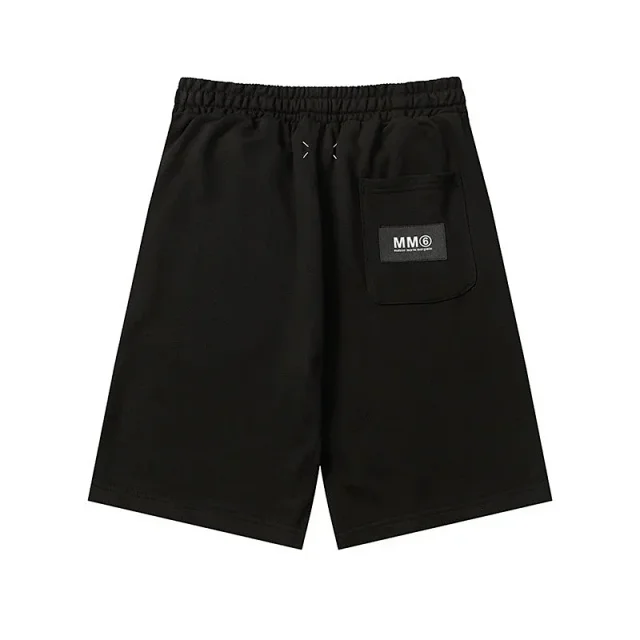 Maison Margiela Shorts Elastic-Waist Numeric Logo Graphic product detail image 9