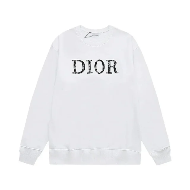 Dior Hoodies & Sweatshirts Hooded sweatshirt with CD embroidery or Oblique embossing product detail image 12