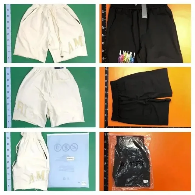 AMIRI Shorts Logo Print Drawstring product detail image 1