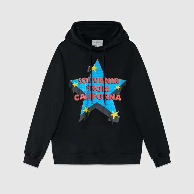 Gucci Hoodies & Sweatshirts Logo-Print Pullover Hoodie product detail image 2