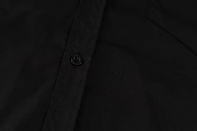 Balenciaga Shirts Short-Sleeve Logo-Print Button-Up Shirt product detail image 6