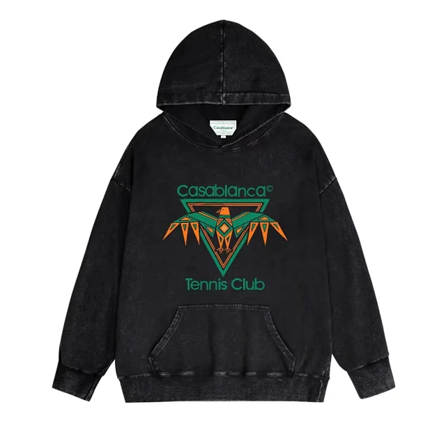 Casablanca Hoodies & Sweatshirts Graphic Print Pullover Hoodie product detail image 7
