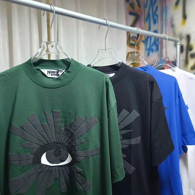 House of Errors T-Shirts Oversized Eye Graphic T-Shirt product detail image 4
