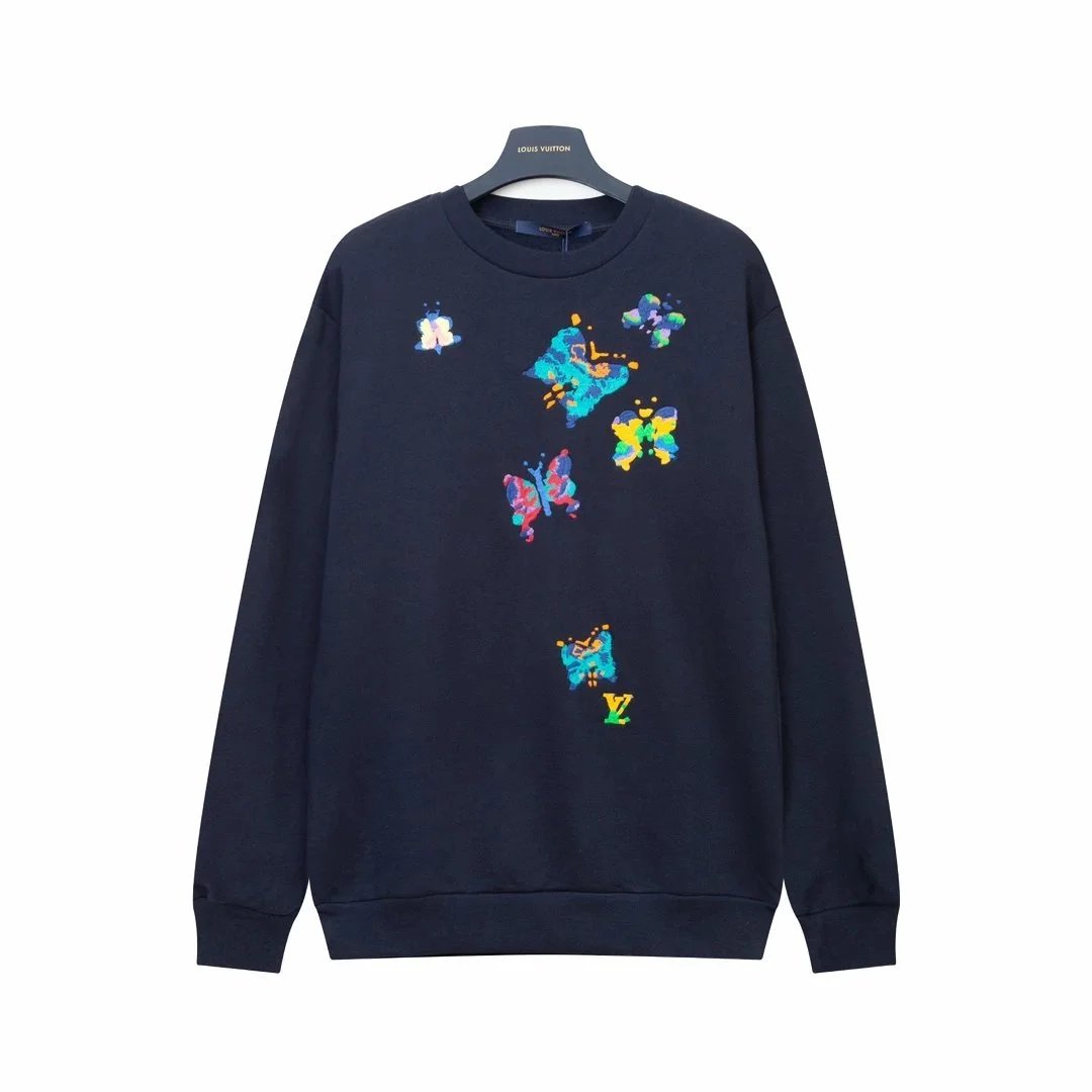 Louis Vuitton Hoodies & Sweatshirts Logo-print and crewneck image 8
