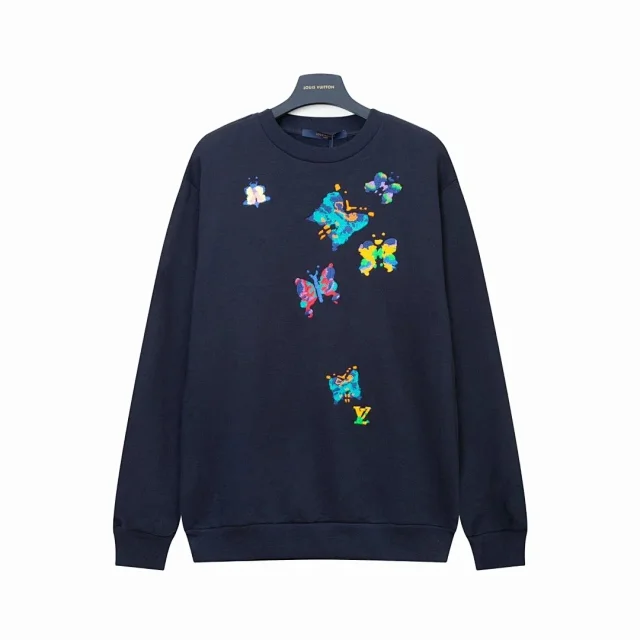Louis Vuitton Hoodies & Sweatshirts Logo-print and crewneck product detail image 9
