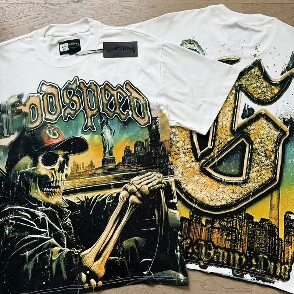 Godspeed T-Shirts Skull Graphic Print image 3