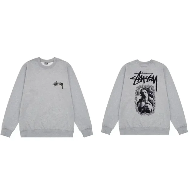 Stüssy Hoodies & Sweatshirts Crewneck floral graphic sweatshirt product detail image 4