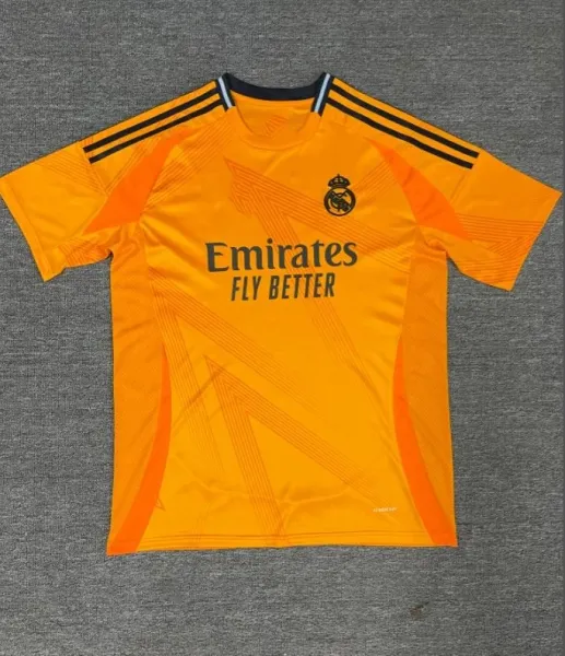 Adidas Real Madrid 2023-24 Third Jersey Orange - 1
