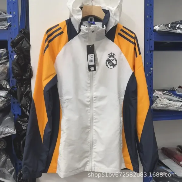 Argentina AFA Windbreaker Jacket White/Black - 2