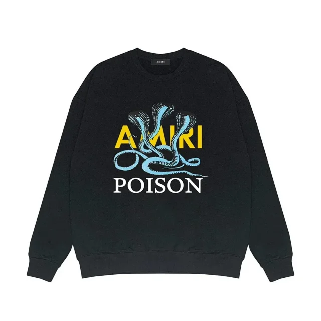 AMIRI Hoodies & Sweatshirts Crewneck logo graphic sweatshirt product detail image 6