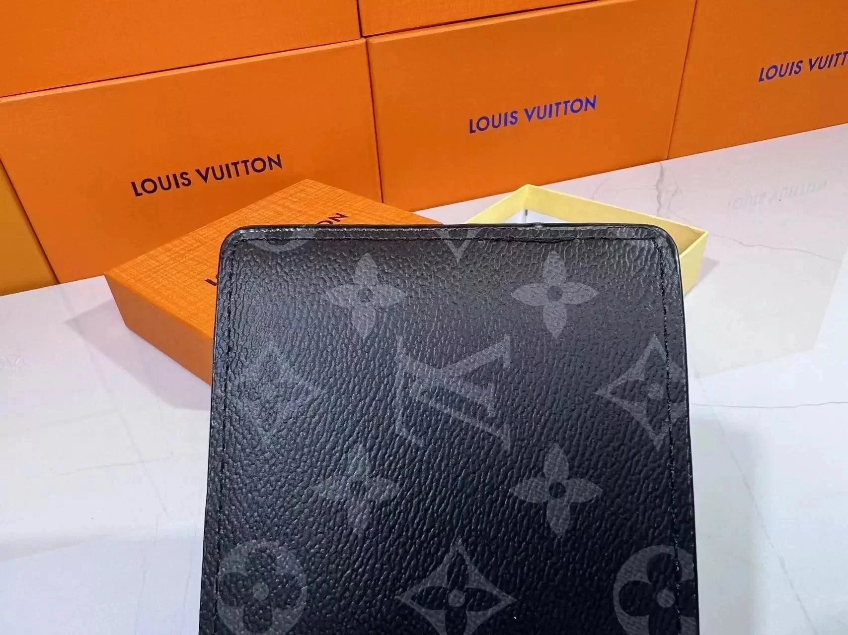 Louis Vuitton Monogram Eclipse Black Bifold Wallet - 16