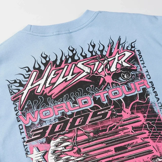 Helstar T-Shirts Oversized graphic crew-neck T-shirt product detail image 6