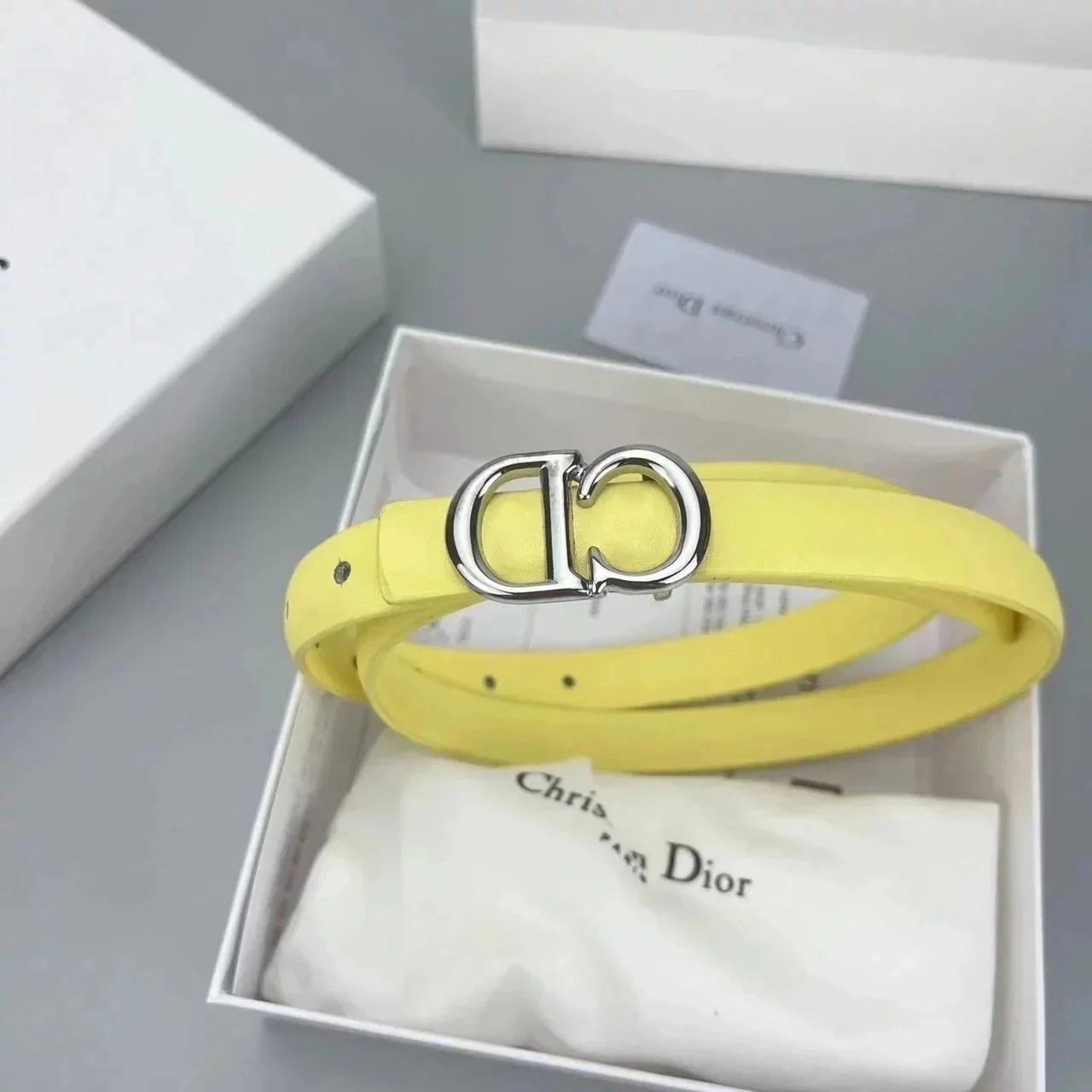 Burberry Belts Check Pattern Belt with B Monogram Buckle — 27