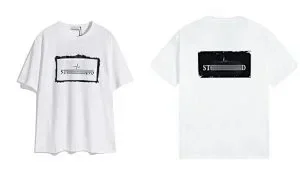 Stone Island T-Shirts Short-sleeve graphic T-shirt with compass emblem prints product detail image 10