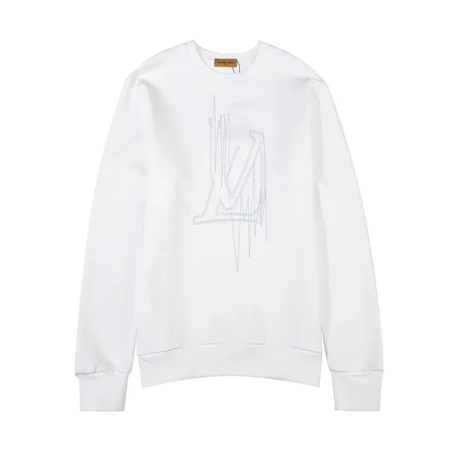 Louis Vuitton Hoodies & Sweatshirts Crewneck LV Logo Graphic Sweatshirt product detail image 3