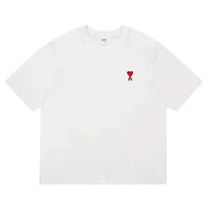 AMI Paris T-Shirts de Cœur Logo T-Shirt product detail image 7