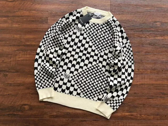 Rhude Knitwear Logo Crewneck Sweater product detail image 7