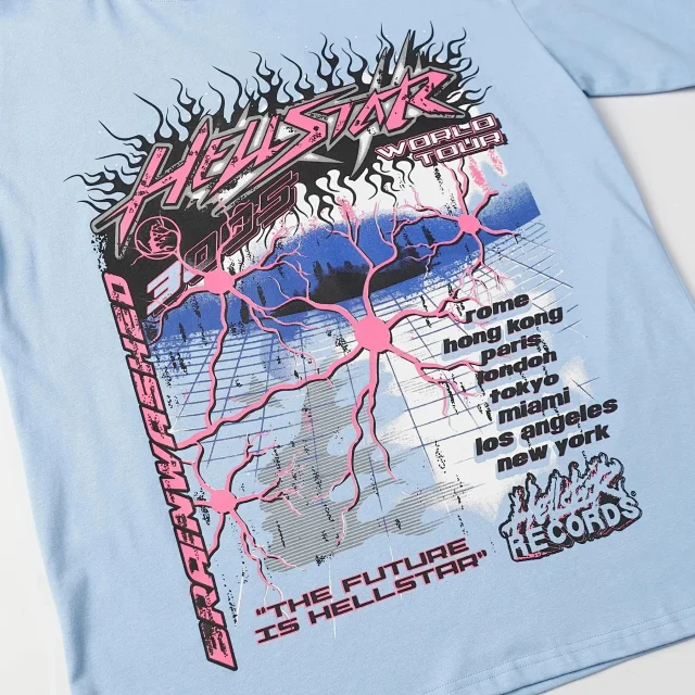 Helstar T-Shirts Oversized graphic crew-neck T-shirt product detail image 5