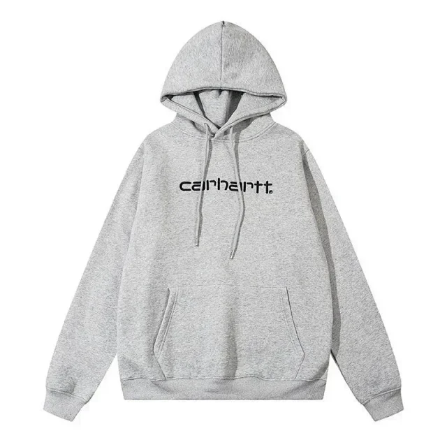 Carhartt Hoodies & Sweatshirts Logo-embroidered pullover hoodie with kangaroo pocket product detail image 5