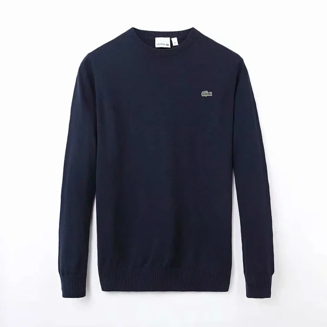 Lacoste Knitwear Crew-Neck Crocodile Logo Knit Sweater product detail image 5